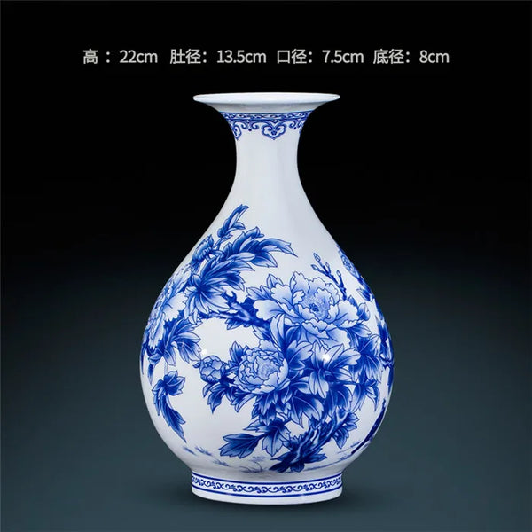 Jingdezhen Blue Porcelain Vases-ToShay.org