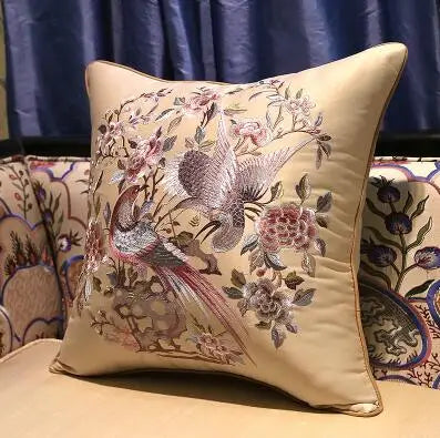 Satin Birds Cushion-ToShay.org