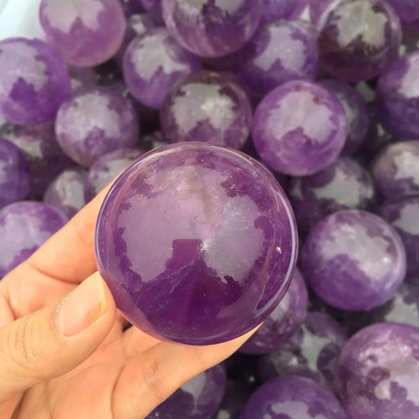 Purple Amethyst Crystal Ball-ToShay.org