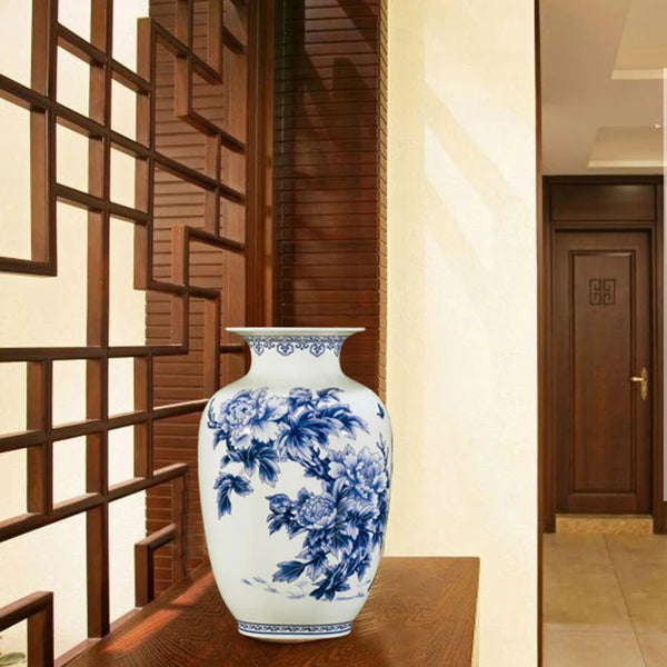 Jingdezhen Blue Porcelain Vases-ToShay.org
