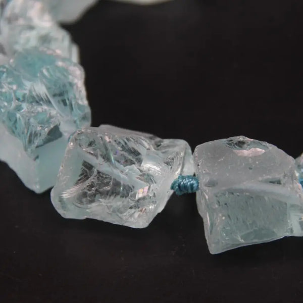 Blue Crystal Nugget Beads-ToShay.org