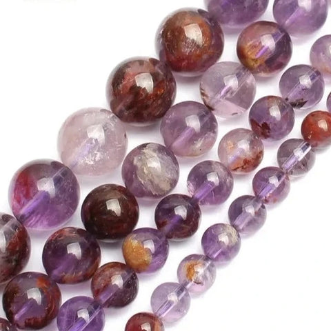 Purple Ghost Quartz Beads-ToShay.org