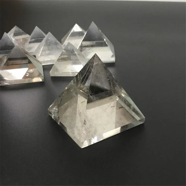 Clear Crystal Pyramid-ToShay.org