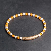 Glaze Glass Beads Bracelet-ToShay.org