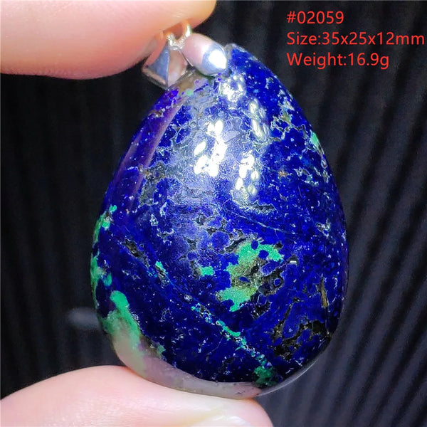 Blue Azulite Pendant-ToShay.org