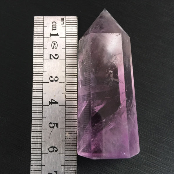 Purple Amethyst Crystal Wand-ToShay.org