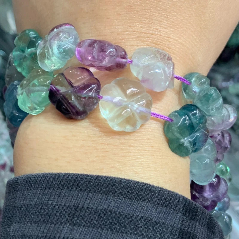 Green Fluorite Four Leaf Clover-ToShay.org