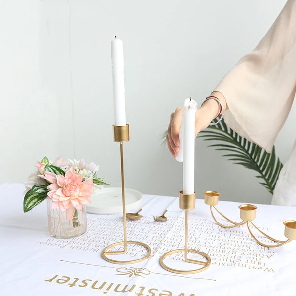 Gold Candlestick Holders-ToShay.org