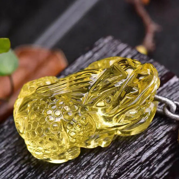 Yellow Citrine Quartz Pi Xiu-ToShay.org