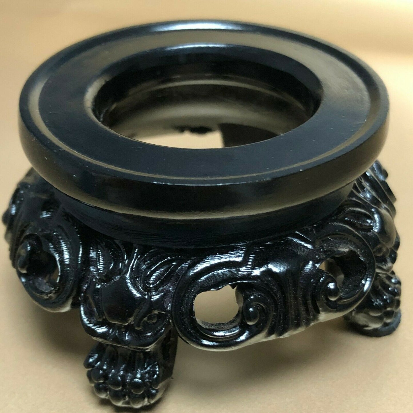 Black Crystal Ball Stand-ToShay.org