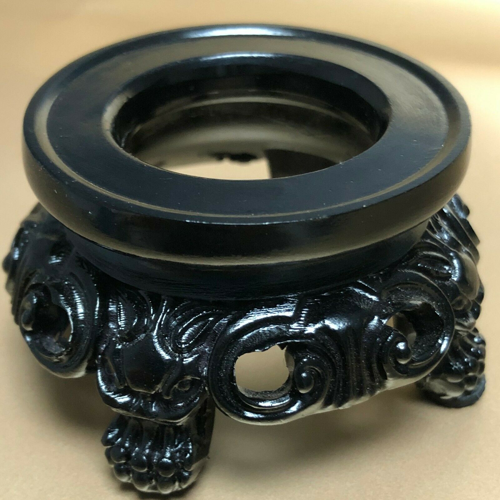 Black Crystal Ball Stand-ToShay.org
