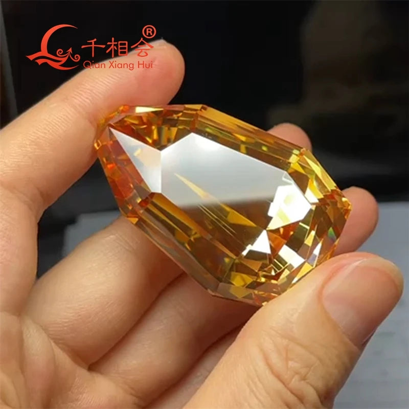 Yellow Faceted Diamond-ToShay.org
