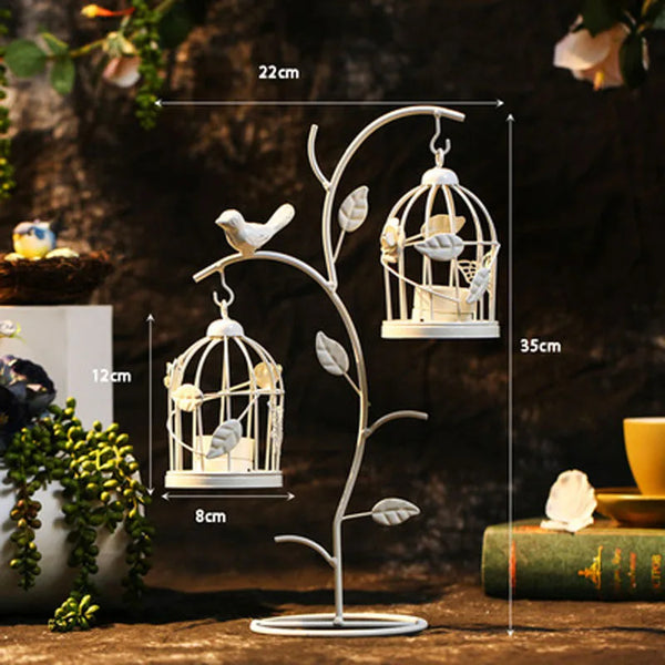 Bird Cage Candle Holders-ToShay.org