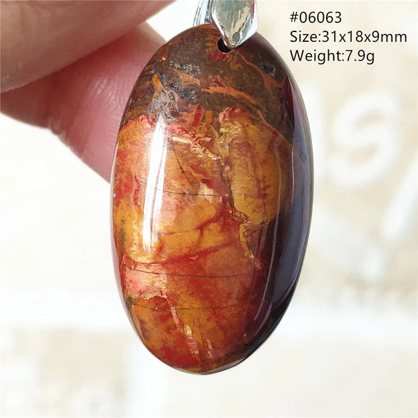 Blue Pietersite Chatoyant Pendant-ToShay.org