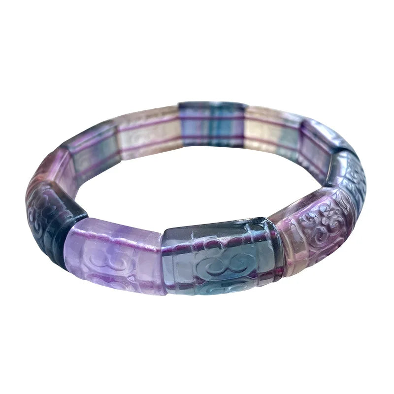 Purple Fluorite Bangle-ToShay.org