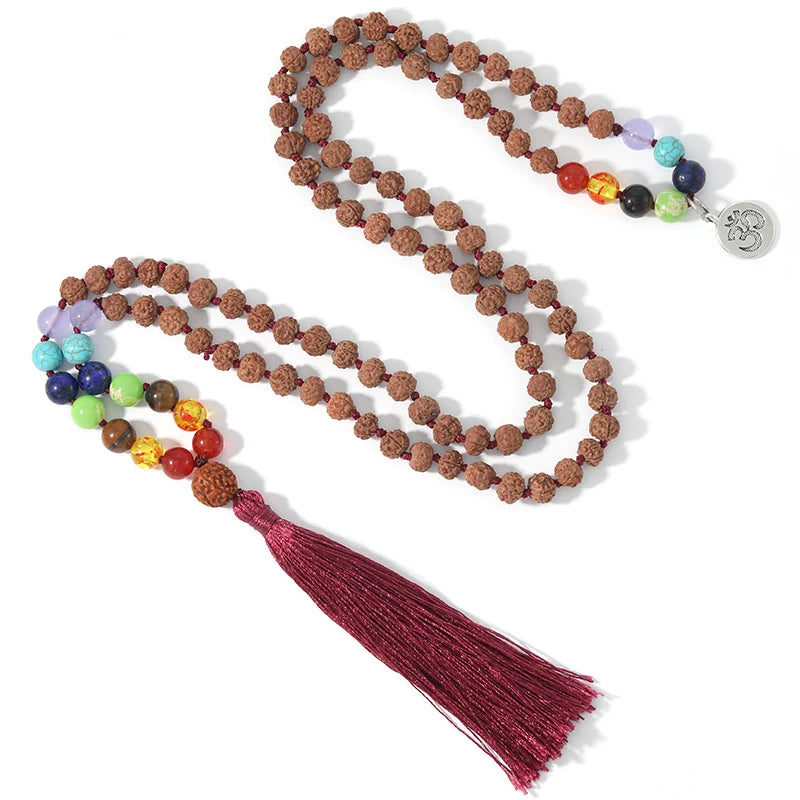 Brown Rudraksha Mala Beads-ToShay.org