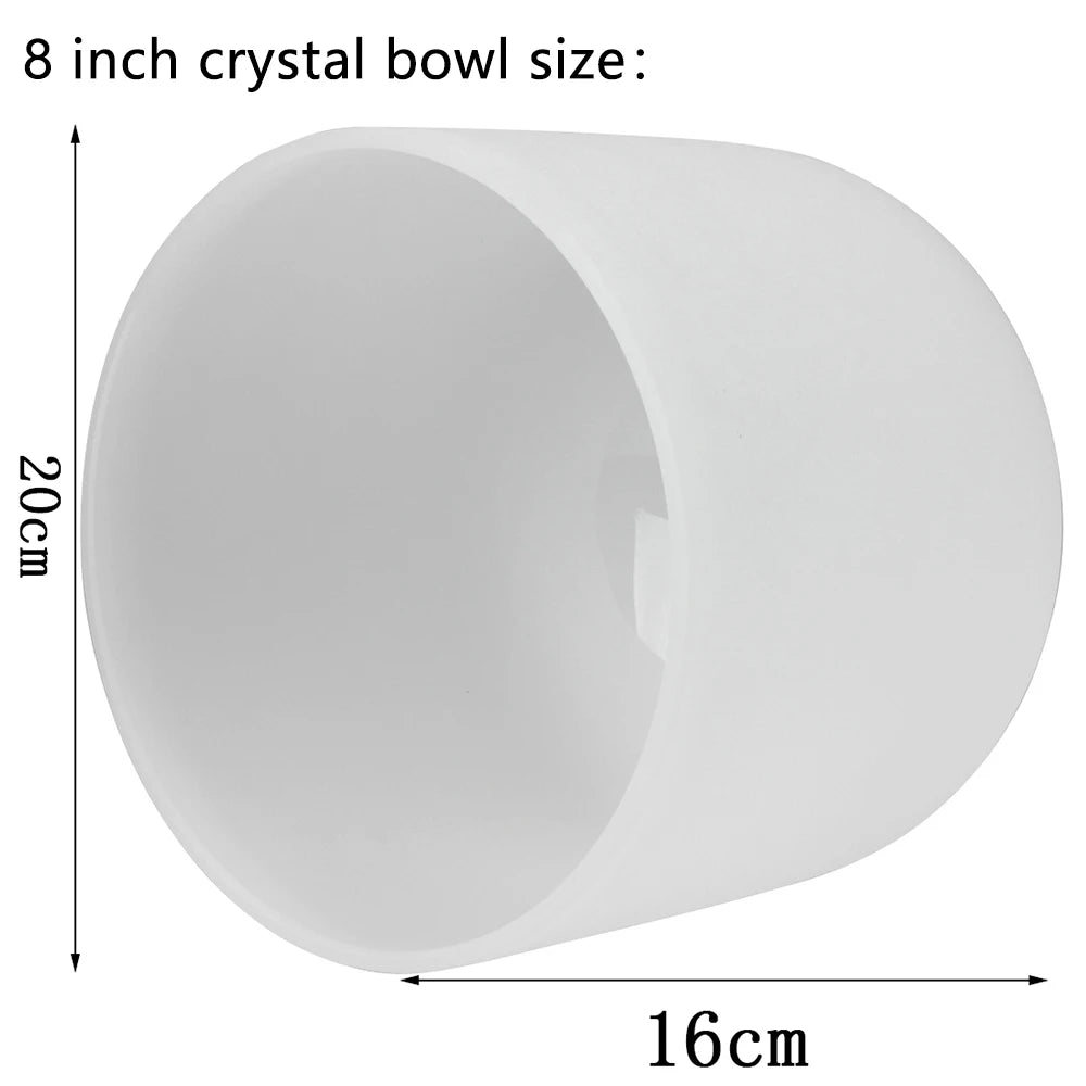 Frosted Crystal Singing Bowls-ToShay.org