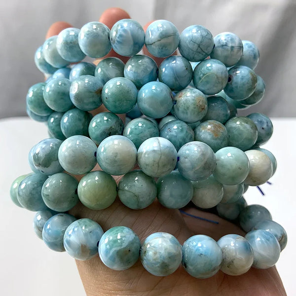 Blue Larimar Stone Beads-ToShay.org