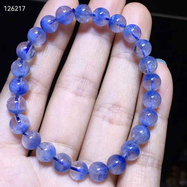 Blue Rutilated Quartz Bracelet-ToShay.org