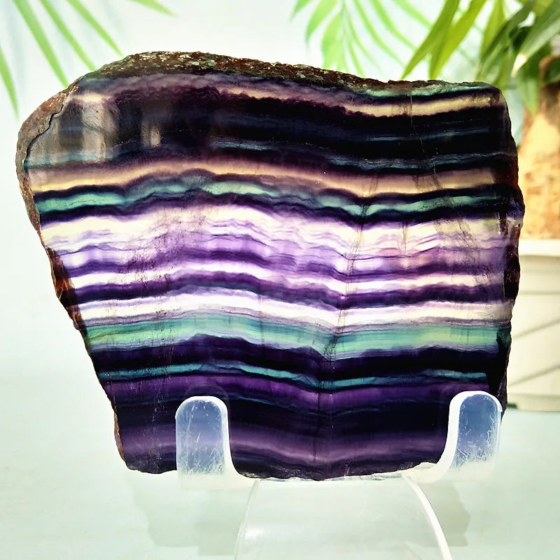 Rainbow Fluorite Slice-ToShay.org