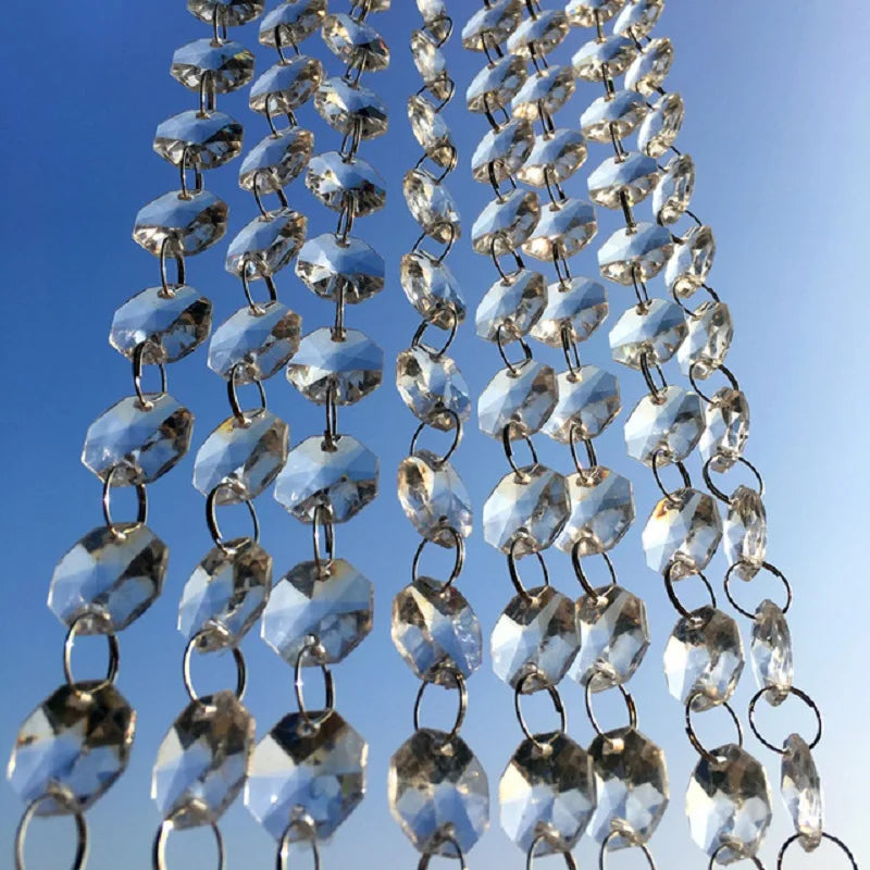 Clear Octagon Beads-ToShay.org