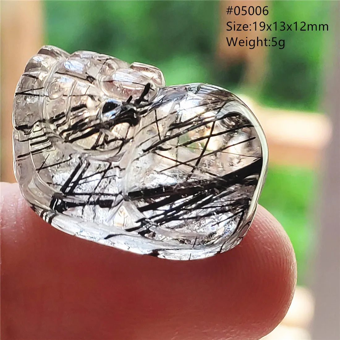 Black Rutilated Quartz Pi Xiu-ToShay.org