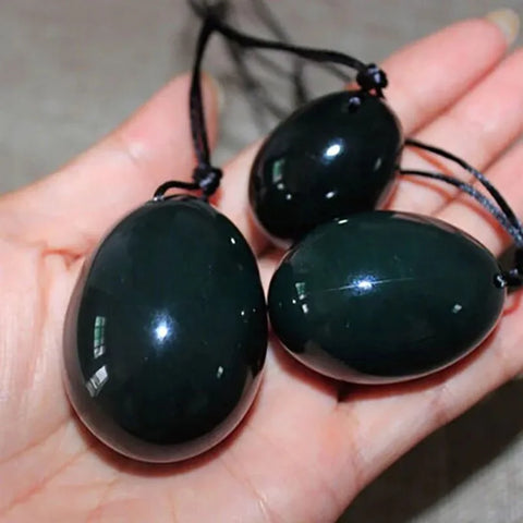 Green Nephrite Jade Egg-ToShay.org