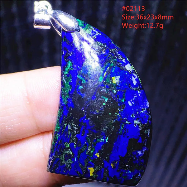Blue Azulite Pendant-ToShay.org