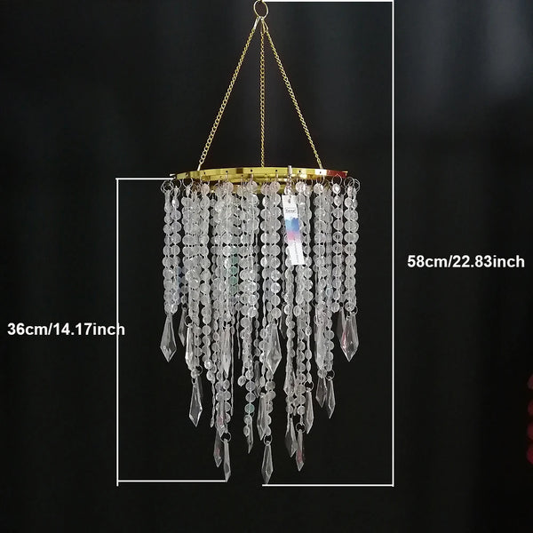 Crystal Bead Chandelier-ToShay.org