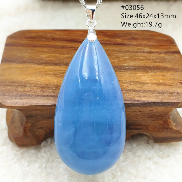 Blue Aquamarine Pendant-ToShay.org