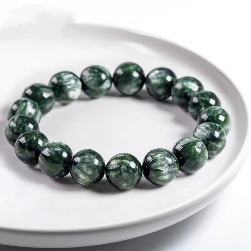 Green Seraphinite Bracelet-ToShay.org