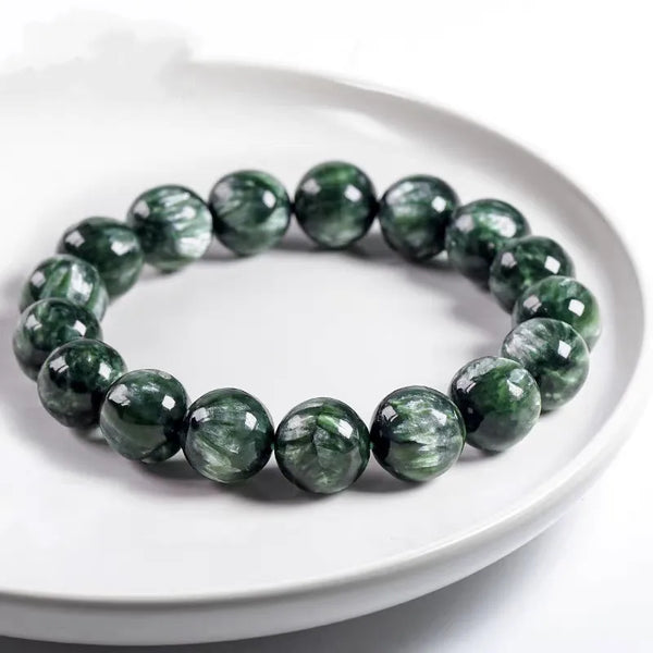Green Seraphinite Bracelet-ToShay.org