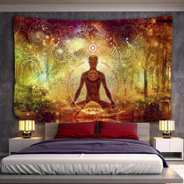 Chakra Meditation Tapestry-ToShay.org