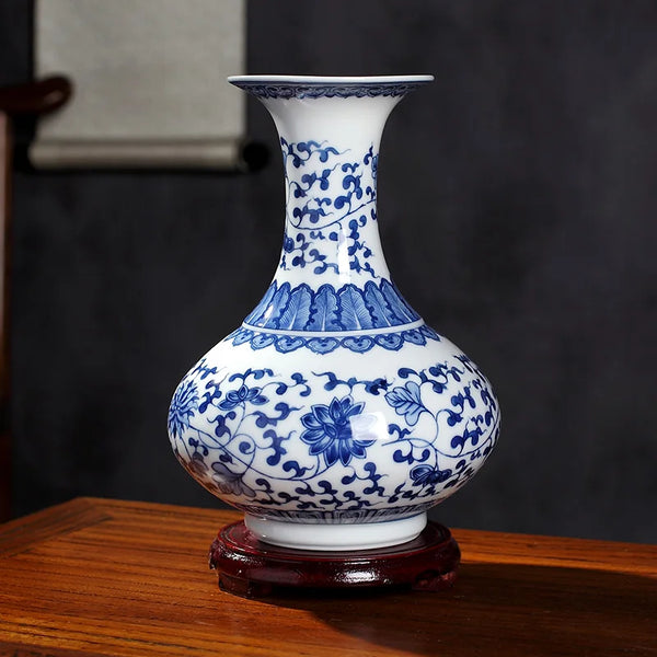 Jingdezhen Glazed Porcelain Vase-ToShay.org