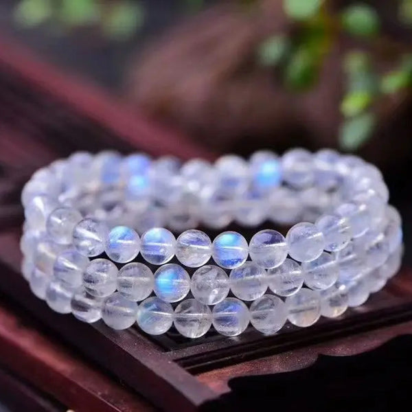 Blue Light Moonstone Bracelet-ToShay.org