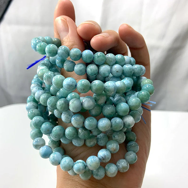 Blue Larimar Stone Beads-ToShay.org