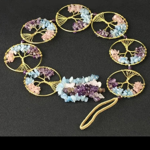 Chakra Crystal Tree Wall Hanging-ToShay.org