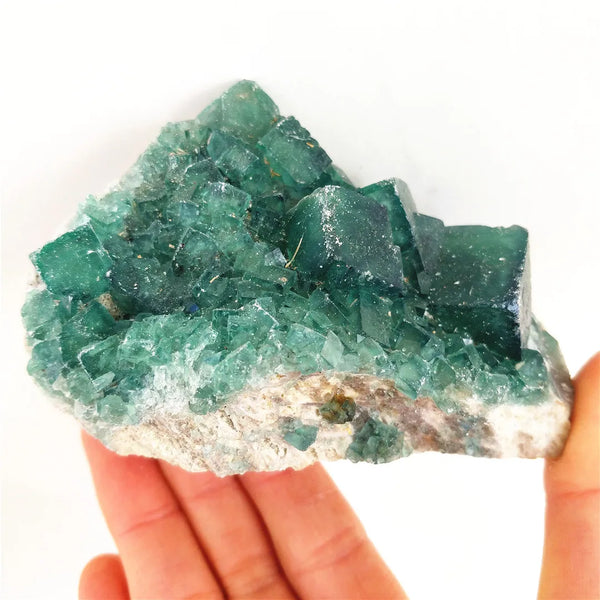 Green Fluorite Crystal-ToShay.org