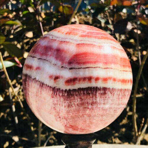 Pink Rhodochrosite Ball-ToShay.org