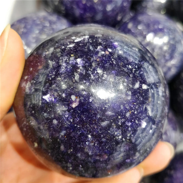 Purple Mica Quartz Ball-ToShay.org