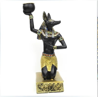 Egyptian Statue Candle Holder-ToShay.org