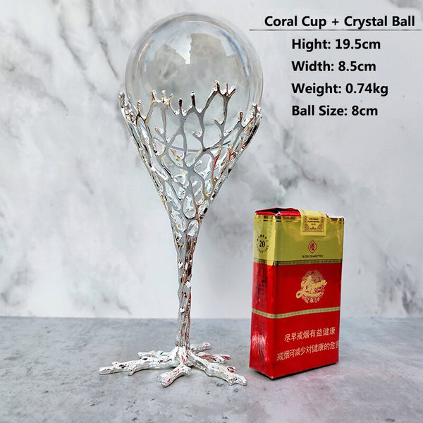 Tree Branch Crystal Ball Stand-ToShay.org
