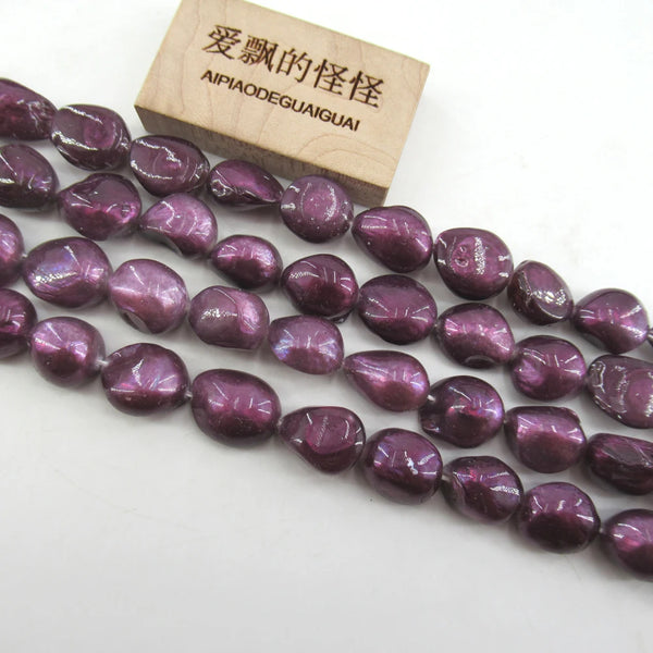 Purple Tooth Shell Pearl Beads-ToShay.org