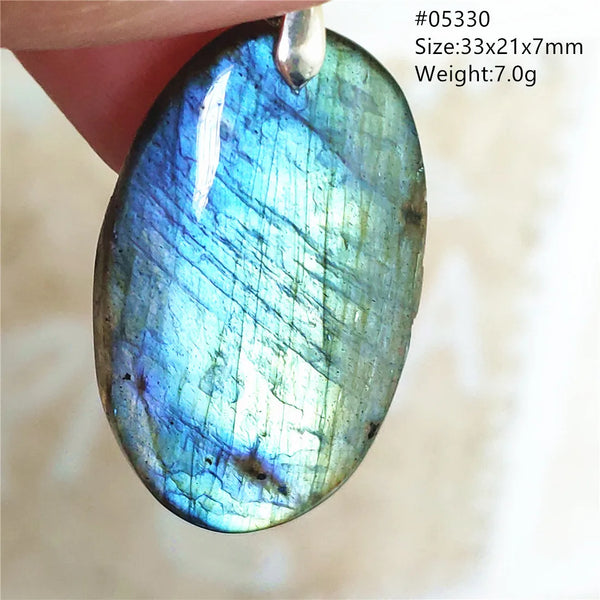 Blue Light Labradorite Pendant-ToShay.org
