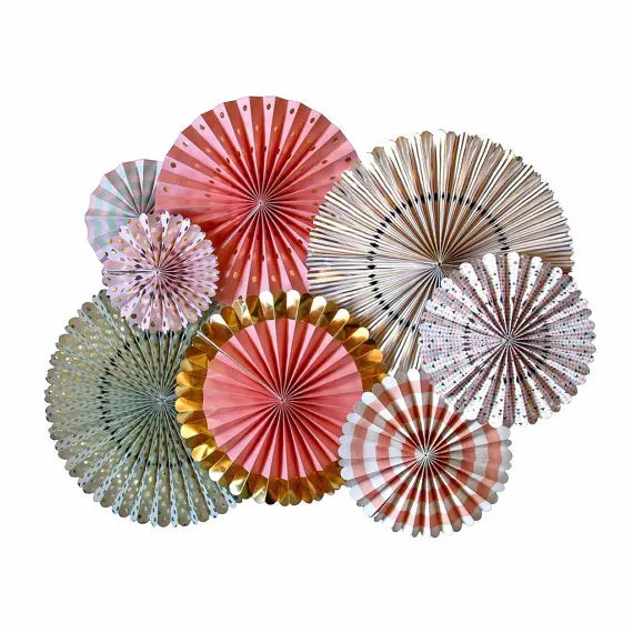 Paper Fan Rosettes-ToShay.org