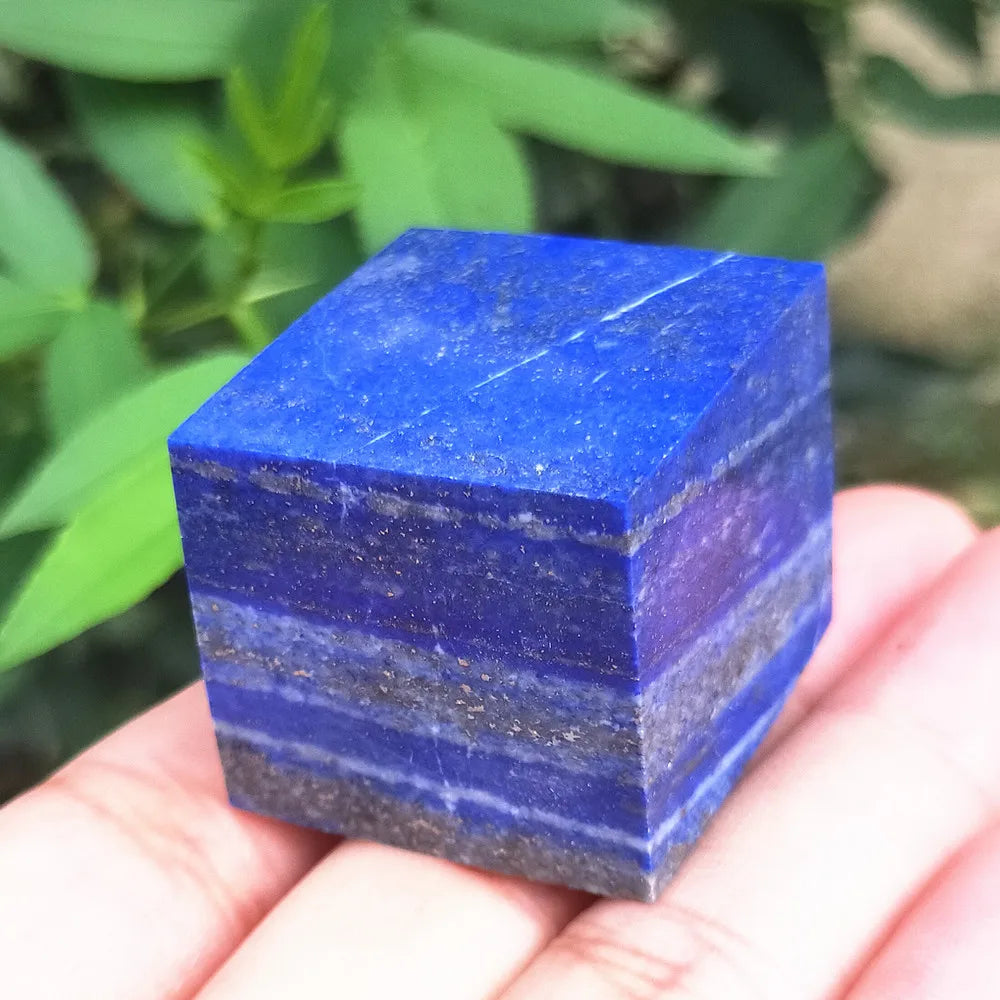 Blue Lapis Lazuli Cube-ToShay.org