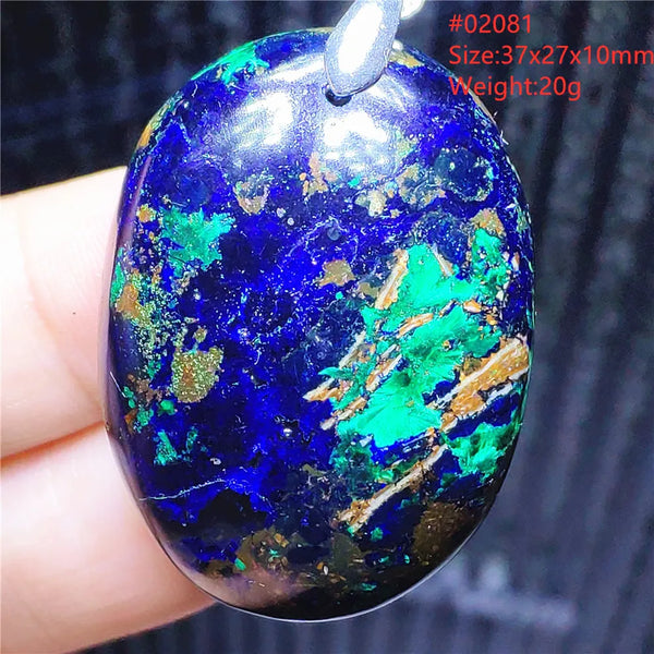 Blue Azulite Pendant-ToShay.org