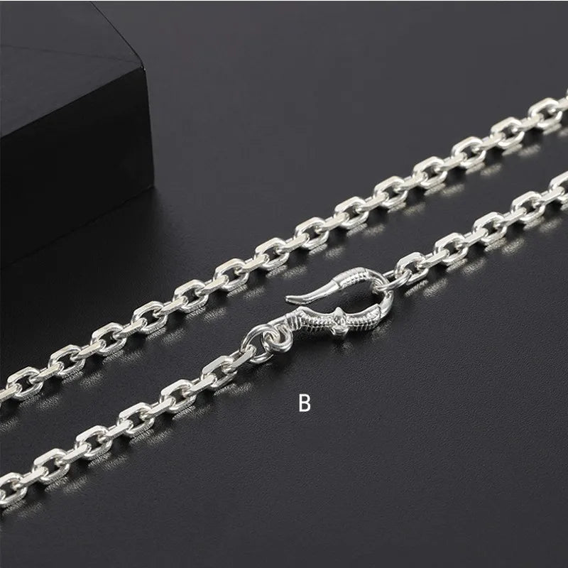 Silver Chain Necklace-ToShay.org