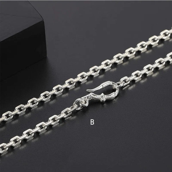 Silver Chain Necklace-ToShay.org