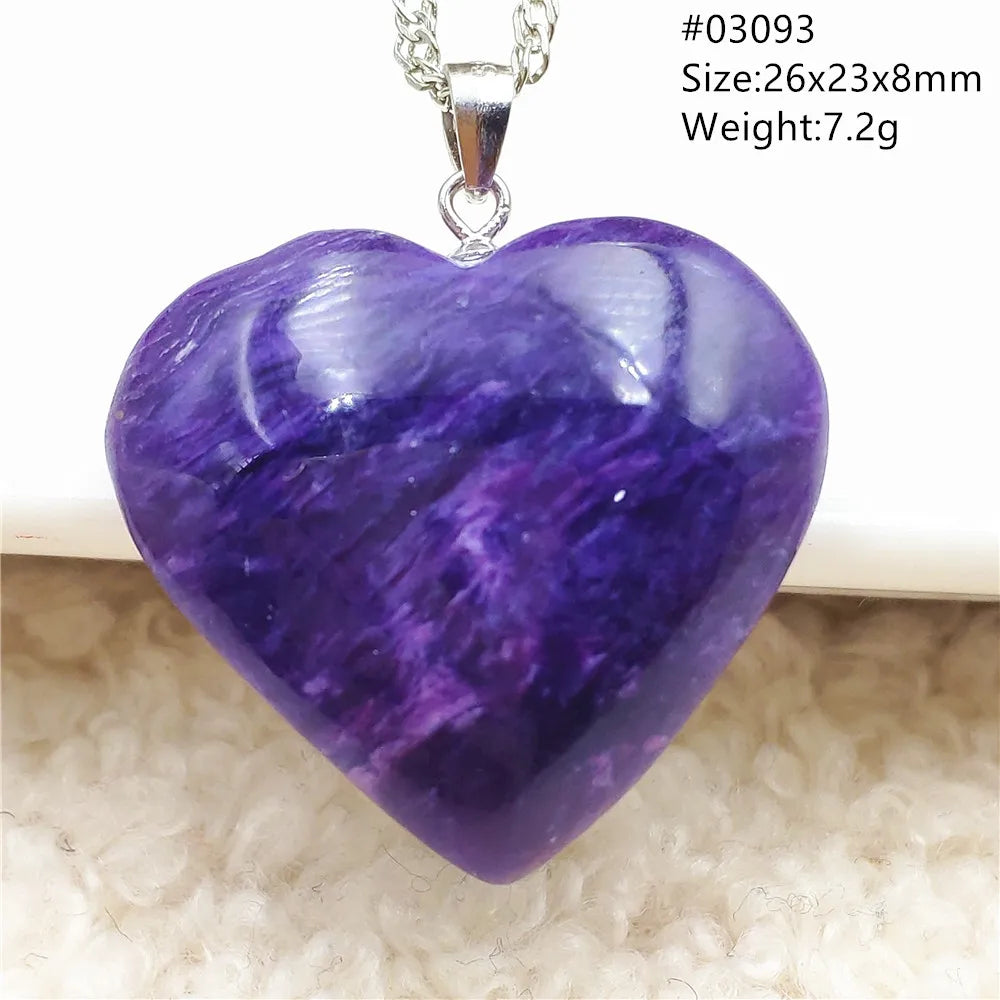 Purple Charoite Pendant-ToShay.org